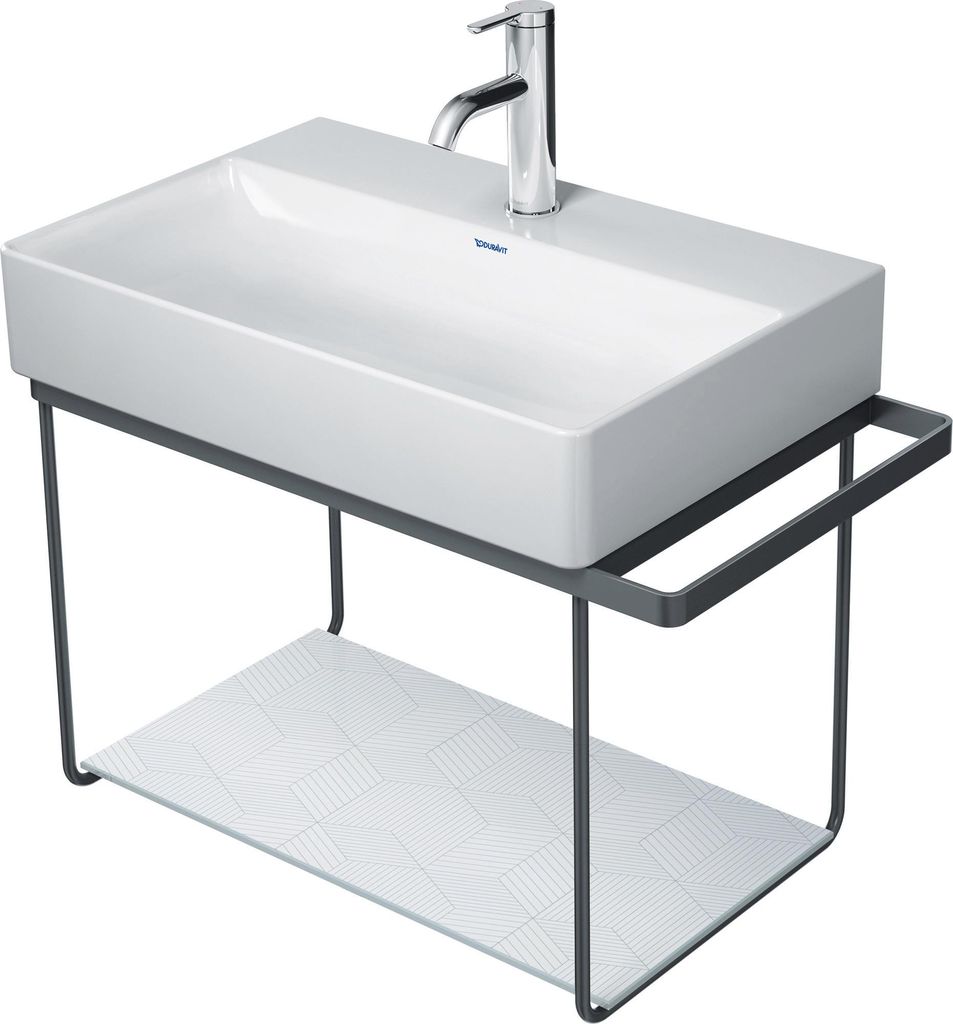 Duravit DuraSquare Metallkonsole 66,5x38,1cm, für den Waschtisch 235660, Handtuchhalter, wandhängend, 0031144600
