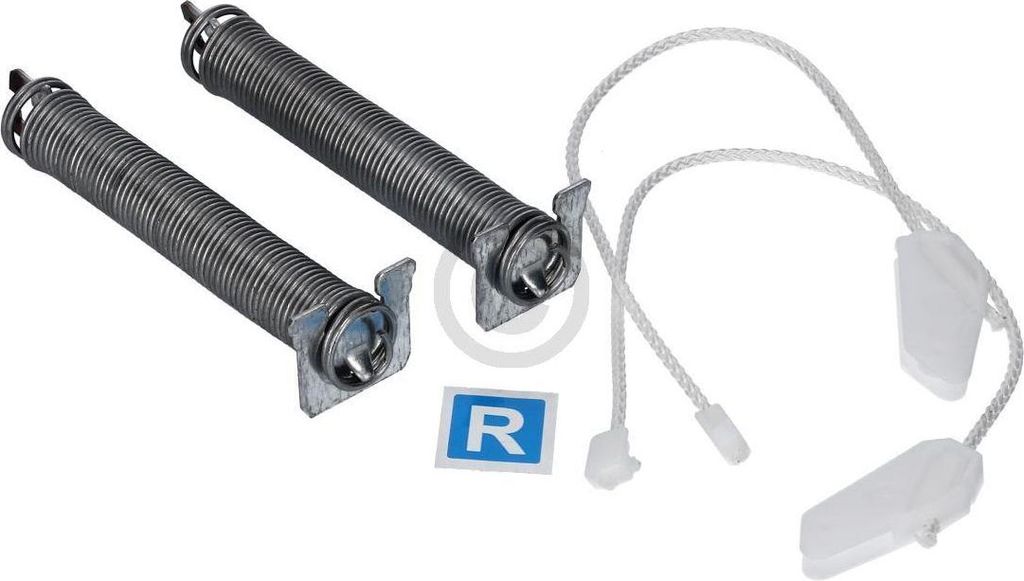 Bosch Siemens Türscharnierfeder, Reparatursatz Farbcode beige mit Seilzügen für Geschirrspüler - Nr. 12004031