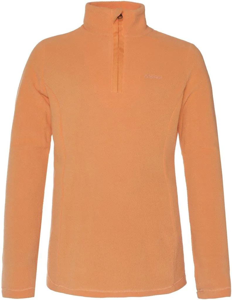 Protest Mutey Jr 1/4 Zip Top Warm Sun 140 - Sous-pull Ski Enfant Jaune