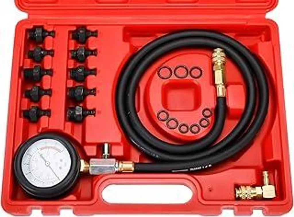 Tester Pressione Olio Motore Professionale BOOMSTART - Kit 12 Pezzi 10 Bar