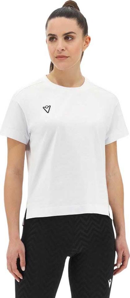 Macron Favignana Kurzarm-t-shirt Weiß M Damen Weiß M