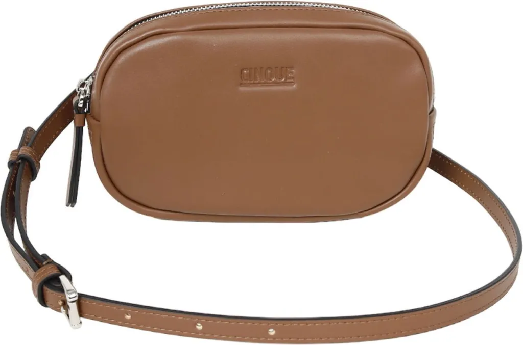 CINQUE Diane Crossbag Brown - Sac à épaule bandoulière en cuir brun chic