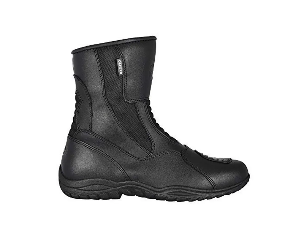 Bottes Moto Oxford Hunter Taille 46 : Cuir Waterproof et Haute Protection