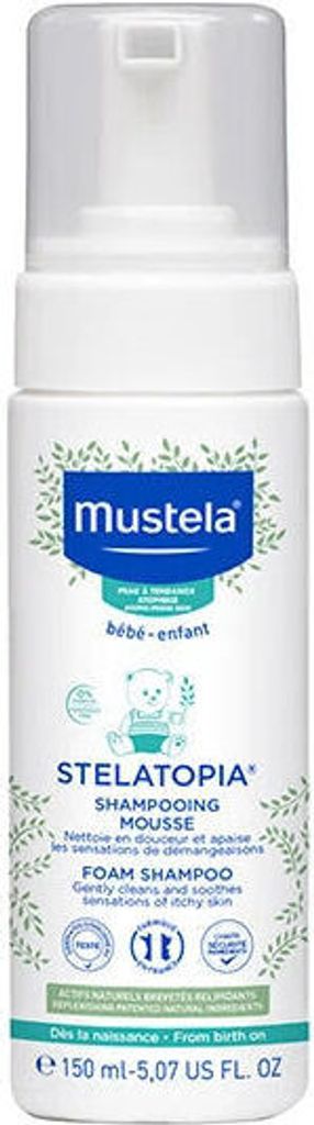 Mustela Stelatopia penový šampón 150ml Obrázok produktu 