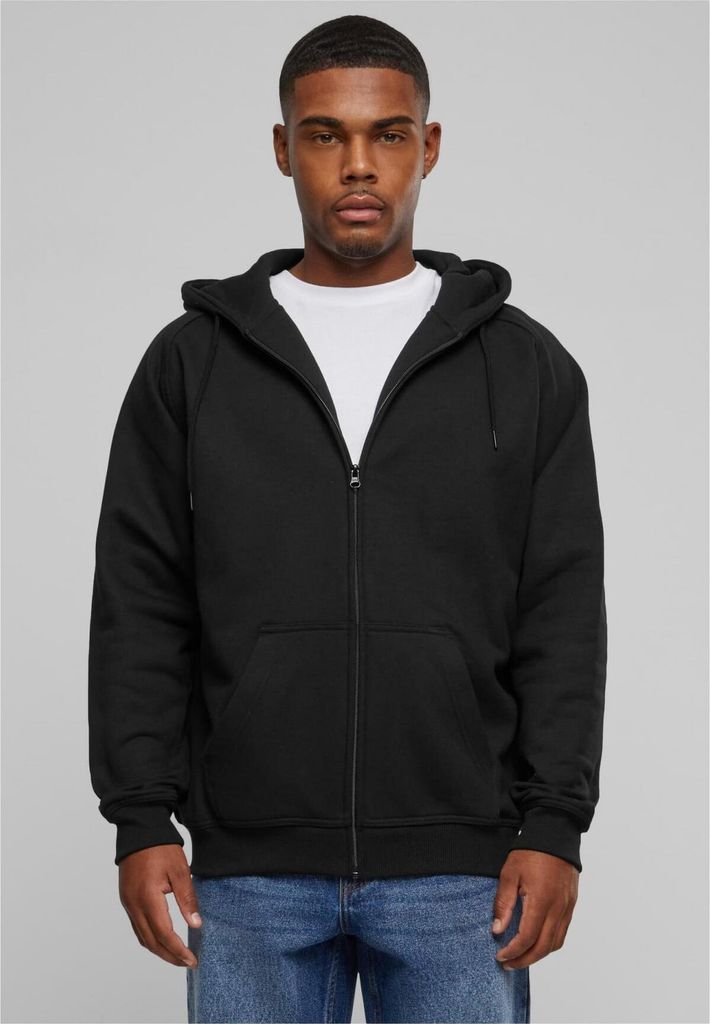 Urban Classics TB014C | Herren Zip Hoody Kapuzensweatjacke - Farbe: Black - Größe: XS