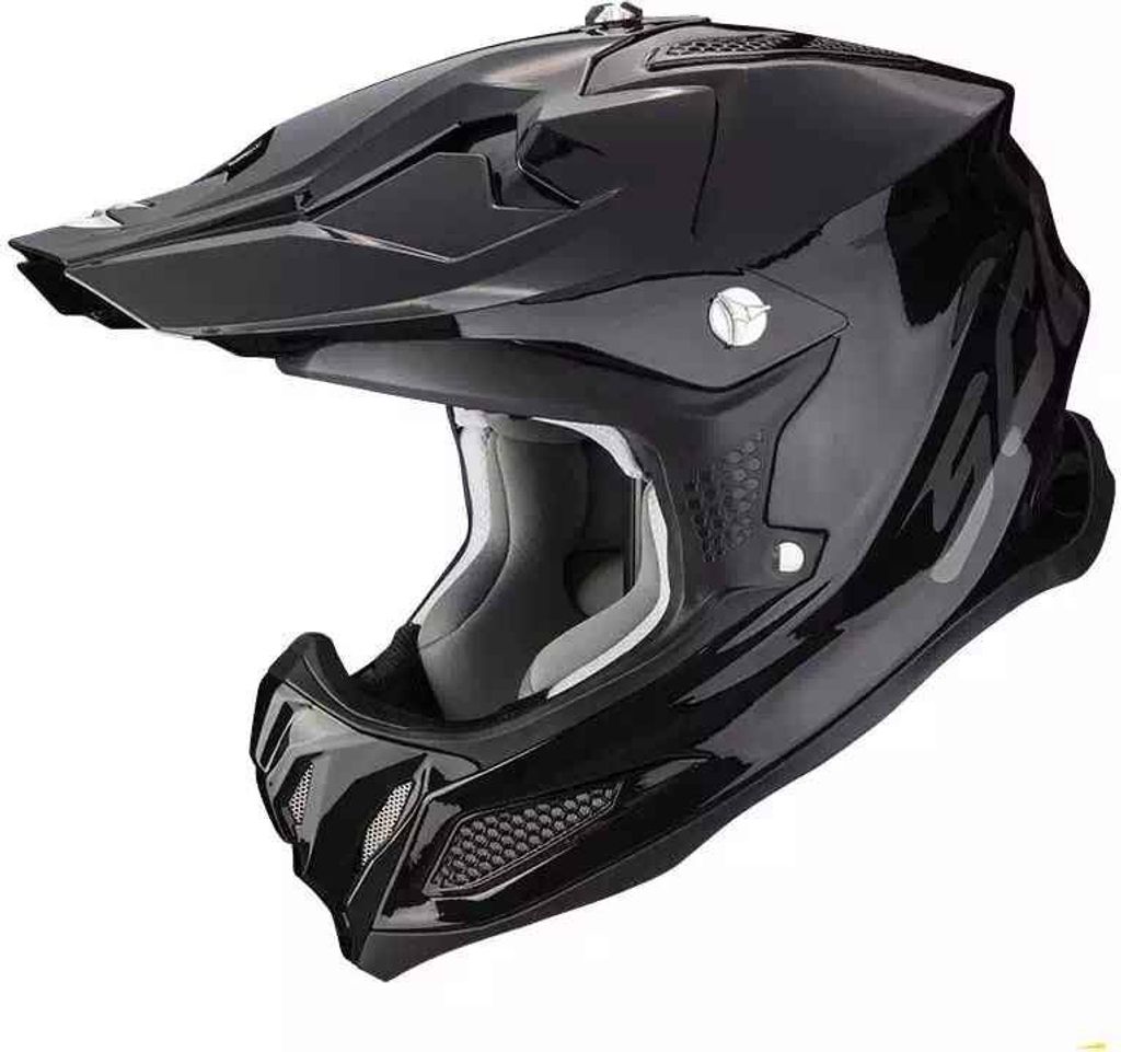 Scorpion Vx-22 Air Solid Offroad-helm Schwarz L Schwarz L