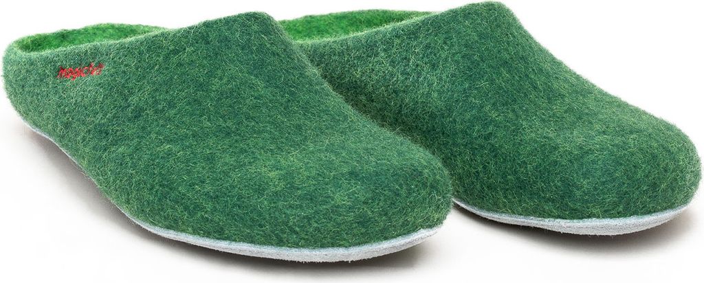 Magicfelt Filz Pantoffeln Aus feinster, handgelesener Schurwolle, Mit Ledersohle, Natürliche Materialien