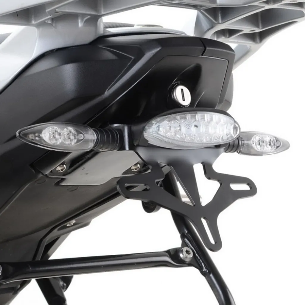 Support de plaque d'immatriculation court BMW S1000XR noir R&G Racing