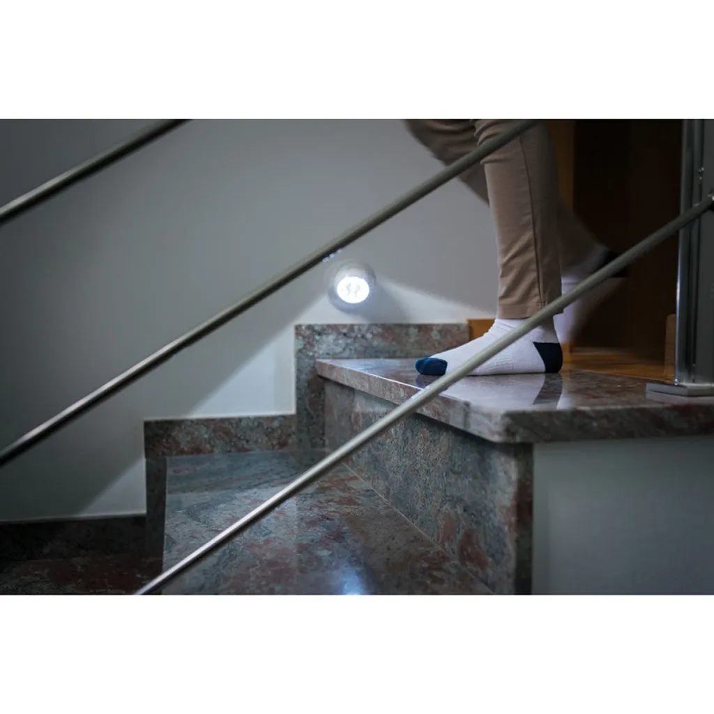 Lampe détecteur de mouvement magnétique à intensité réglable blanc chaud - 9