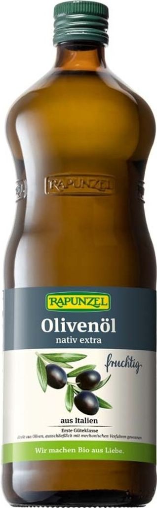 Rapunzel  Olivenöl fruchtig, nativ extra, 1 l Produktbild 