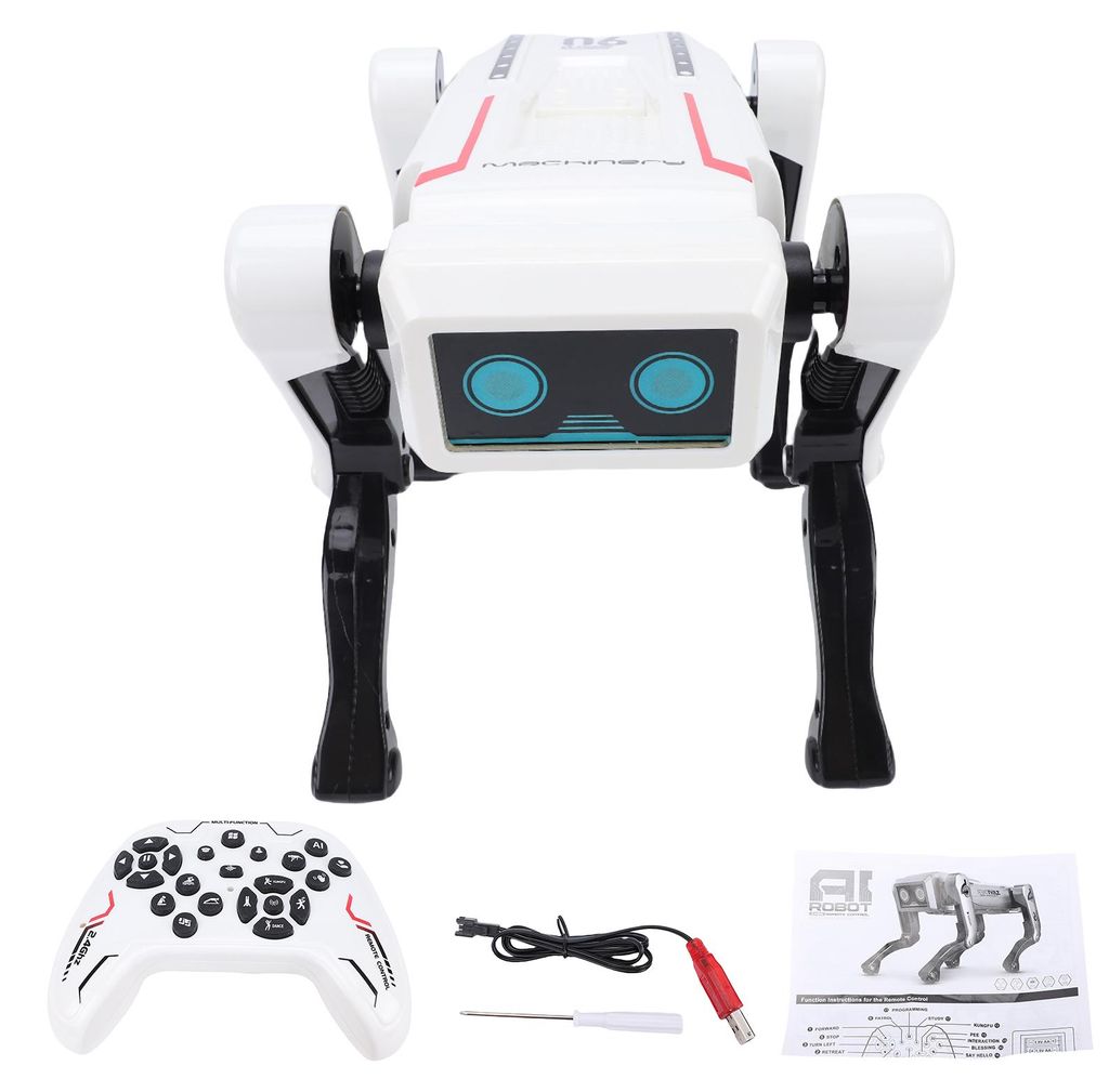 Remote Control Robotic Dog Voice Command 30 Actions App Programmable Robot Toy Dog Rechargeable Mechanical Puppy for Kids