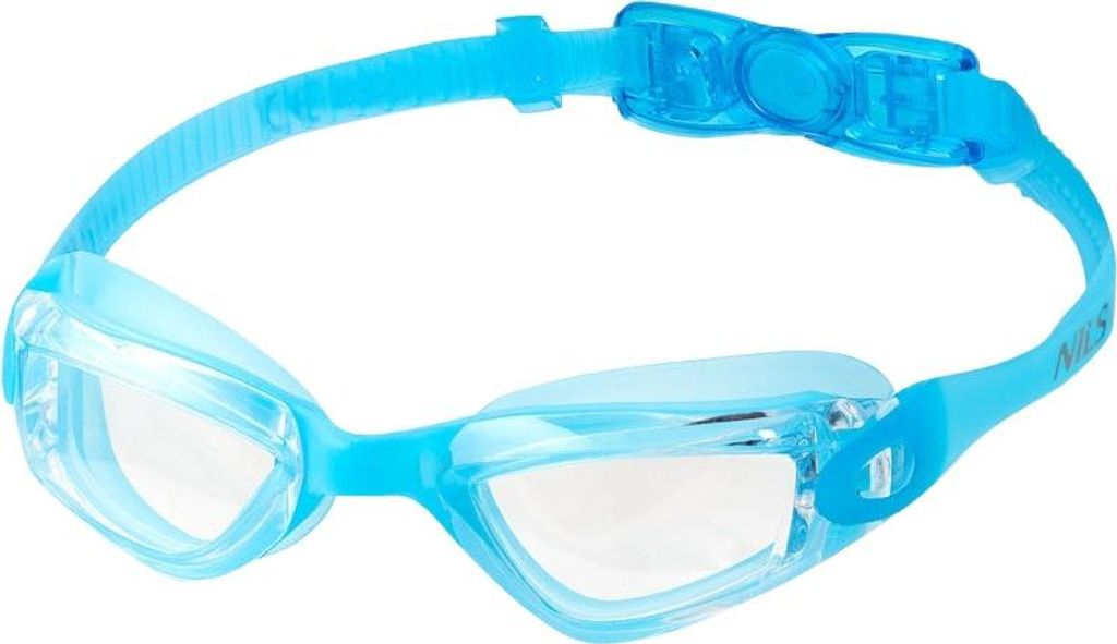 Junior Schwimmbrille, Blau, Antibeschlag, UV-Schutz