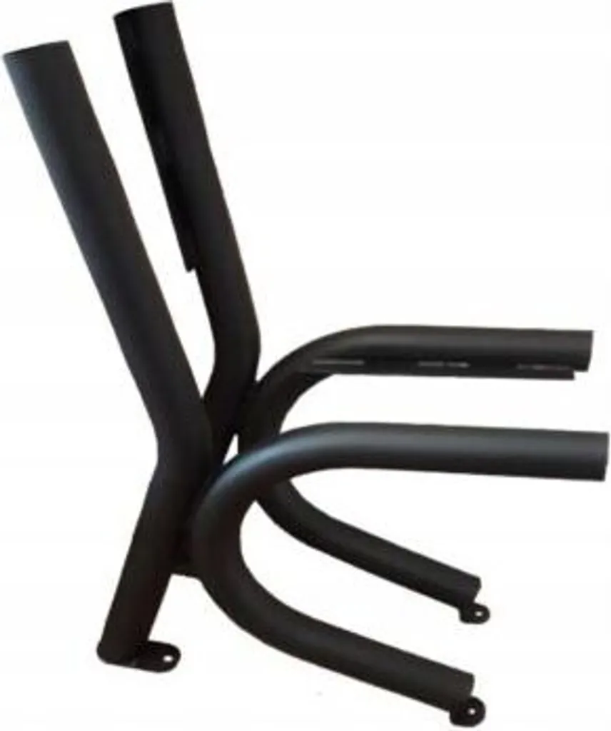 Pieds de banc en acier noir PARIS 9447 - Châssis robuste pour banc 2 pcs - 2