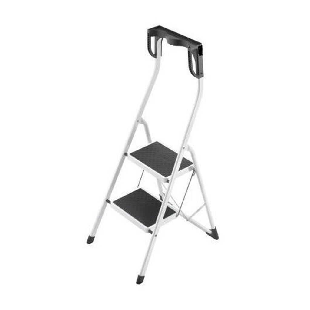 HAILO Safety Plus 2-stufiger Tritthocker weiß Produktbild 