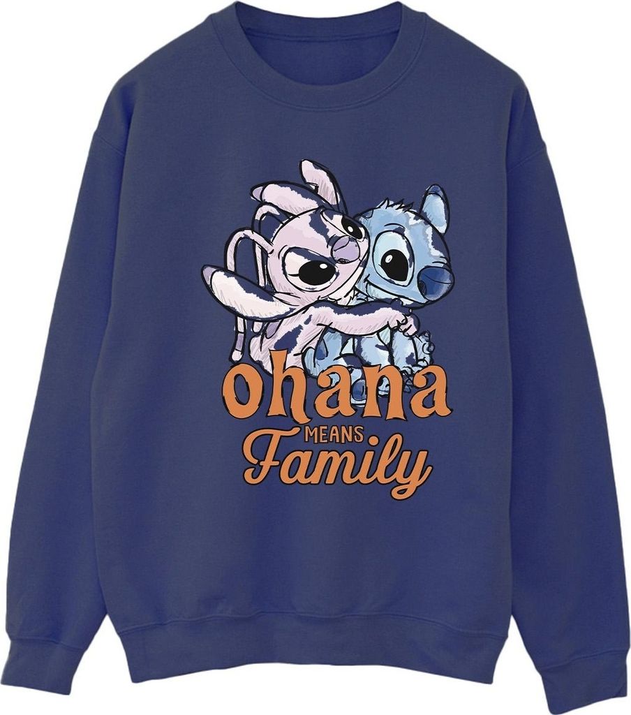 Disney - "Ohana" Sweatshirt für Damen BI22776 (M) (Marineblau)