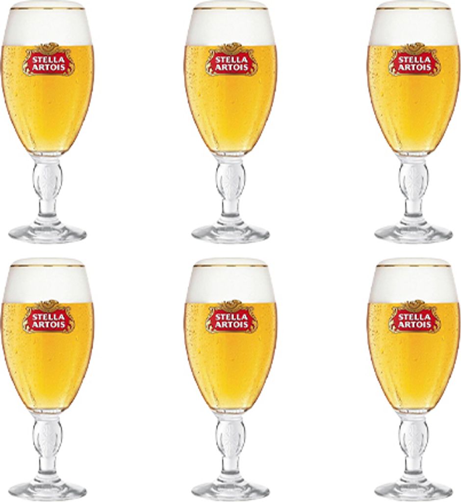 Stella Artois - Chalice Bierglas 250ml - 6 Stück Produktbild 
