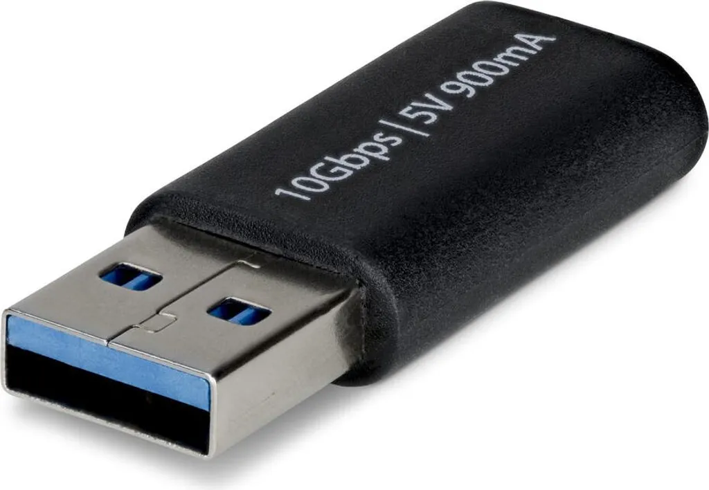 Adaptateur USB-C Noir Startech U32-AMCF-USBADAPTER pour PC et Mac