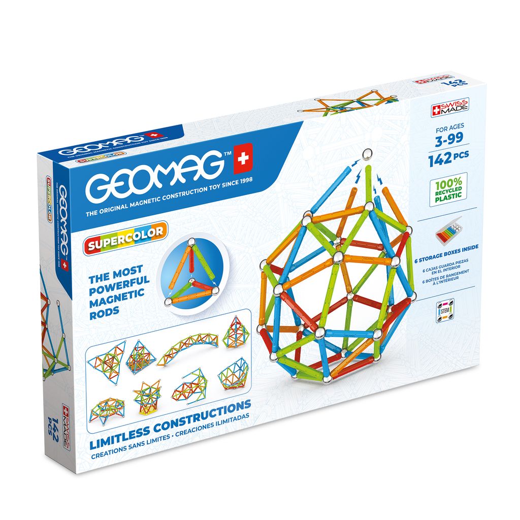 Geomag Super Color Recycling, 142dlg. Image du produit 