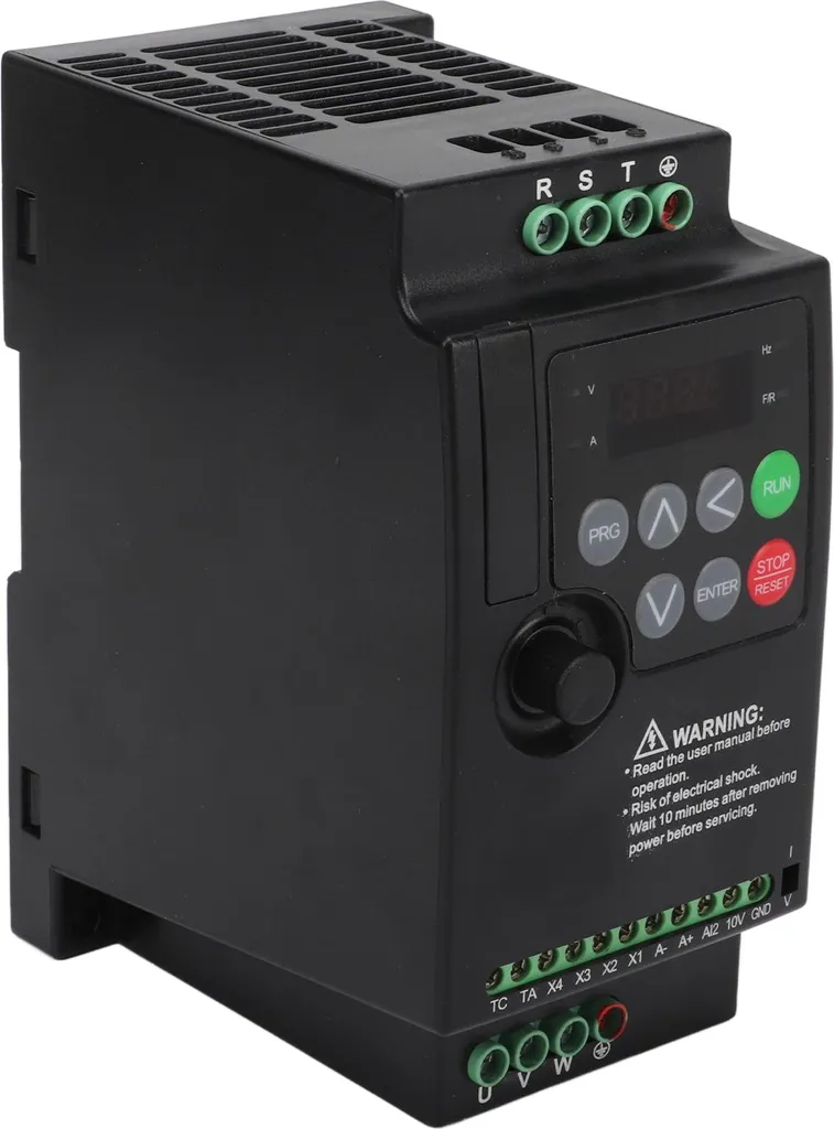 VFD 1.5kW triphasé 380V à haute performance pour machine rotative