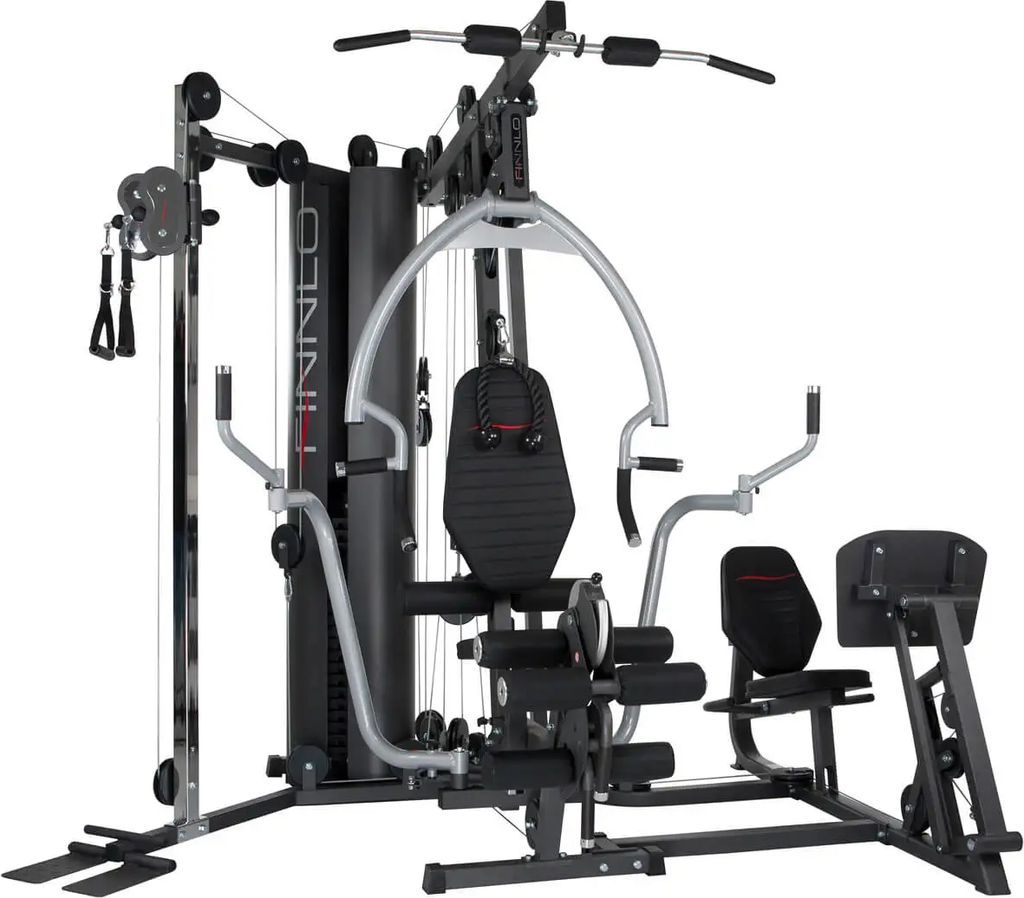 HAMMER Finnlo Kraftstation Autark 6800 Profi-Multigym für zu Hause, inkl. Zubehör