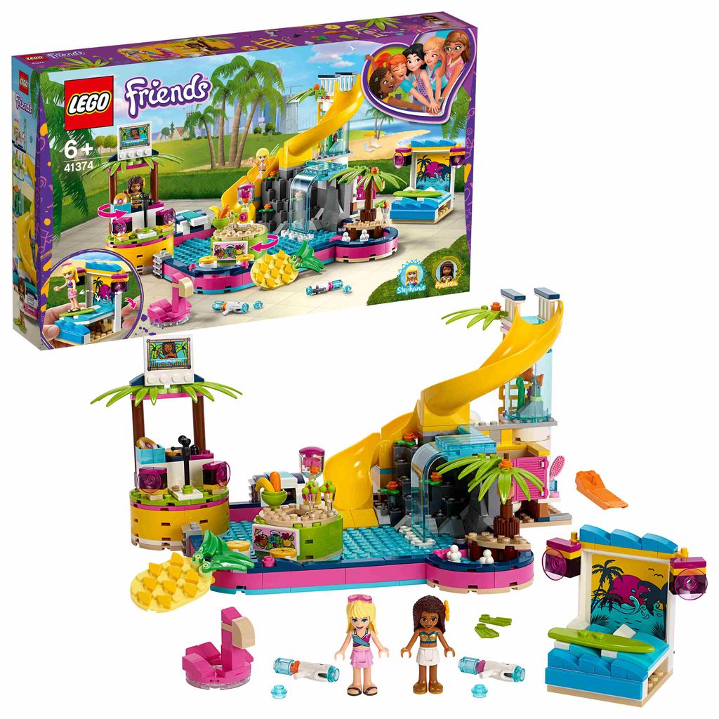 LEGO® Friends Przyjęcie przy basenie z Andreasem, 41374 Zdjęcie produktu 