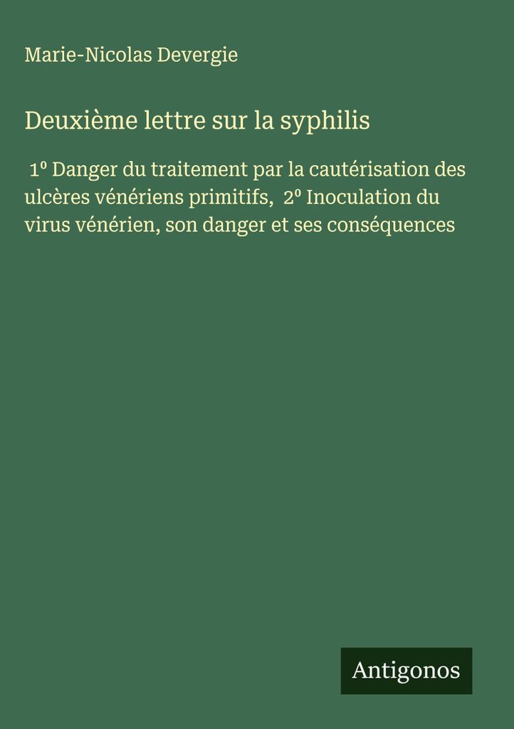 Zweiter Brief über Syphilis
