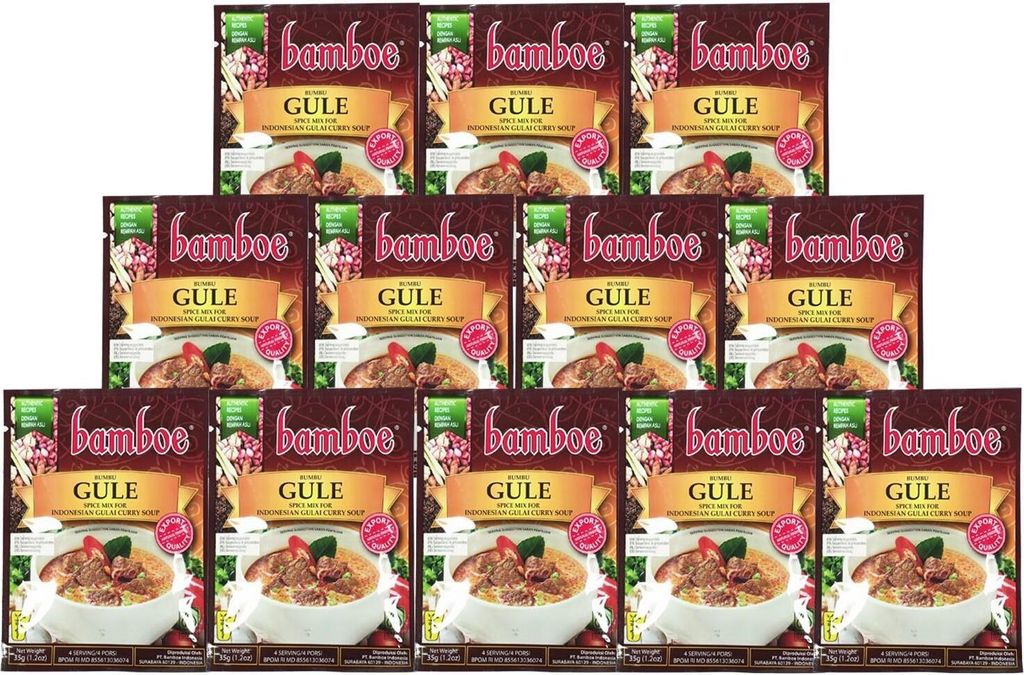 Bamboe Gewürzpaste Bumbu Gule 12x35g