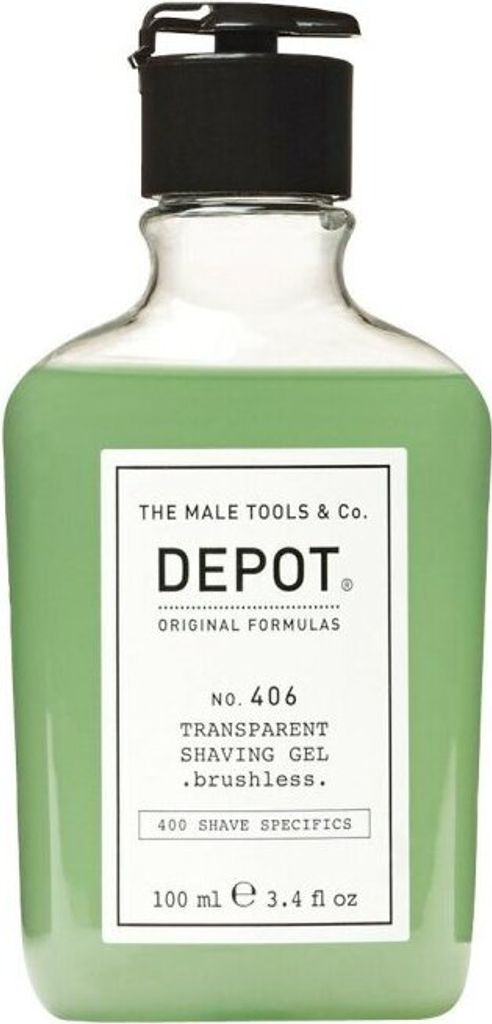Depot Rasiergel No. 406 Transparent Shaving Gel 100 ml