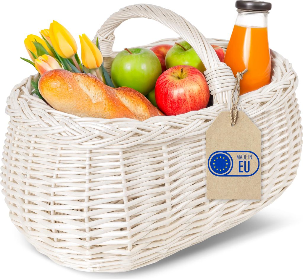 Creative Home Panier de Rangement Blanc Pique-Nique avec Image du produit 