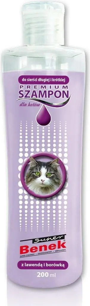 Certech Shampoo Gatti Lavanda e Mirtillo 200ml - Pelo Lucido Premium