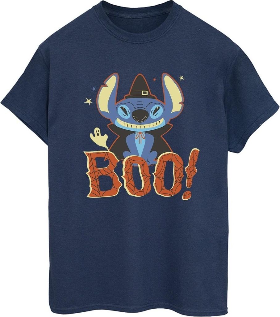 Disney - "Boo!" T-Shirt für Damen BI30491 (4XL) (Marineblau)