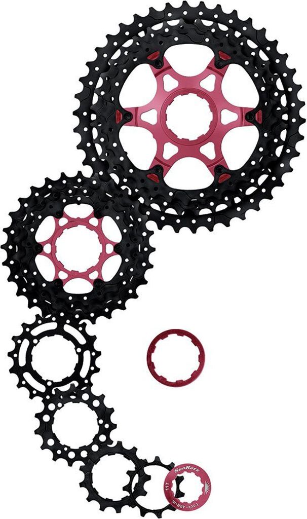 Sunrace Kassette Schwarz 11s / 11-46t Schwarz 11s
