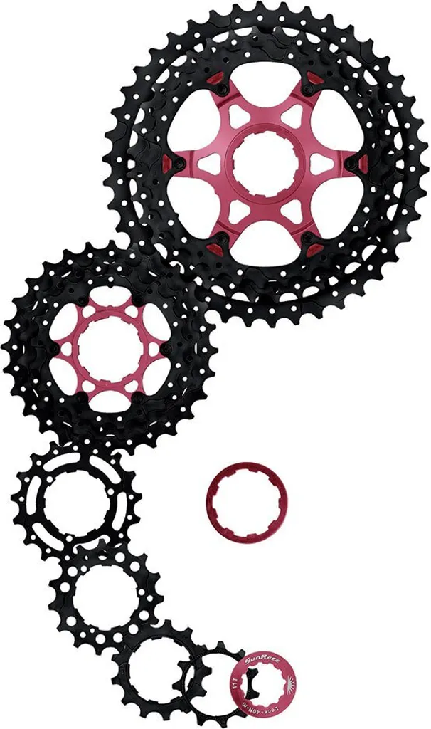Cassette Sunrace 11 vitesses noire 11-46T en acier haute tension