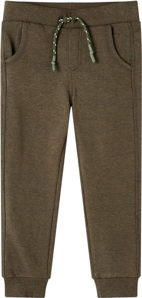 Kinder-Trainingshose Khaki Melange 104