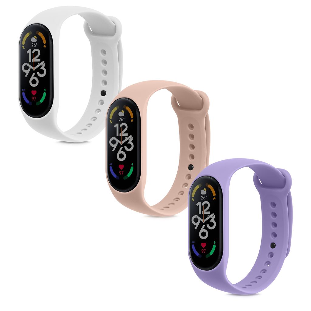kwmobile 3x Sportarmband kompatibel mit Xiaomi Mi Band 7 - Produktbild 8