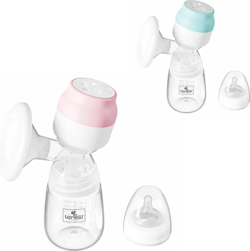 Lorelli Tire-lait électrique Save your time avec indicateur LED Rose