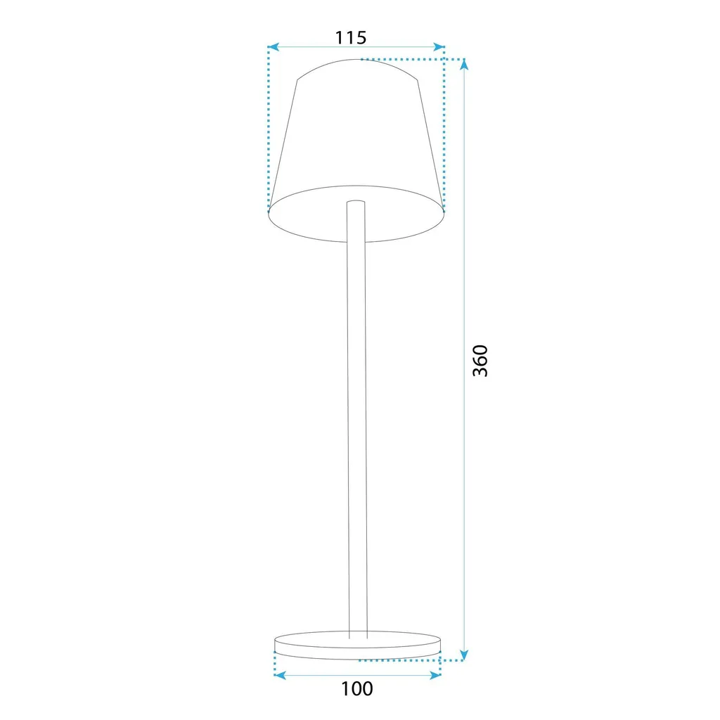 Lampada da Comodino tooLight App1368-T Green - 9