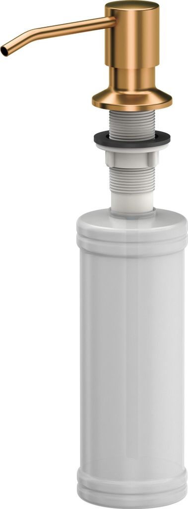 QUADRON Seifenspender Pvd-kupfer 350ml Spülmittelspender, Metall Nachfüllbarer Soap Dispenser, Spender Geeignet für Küche, Handseife
