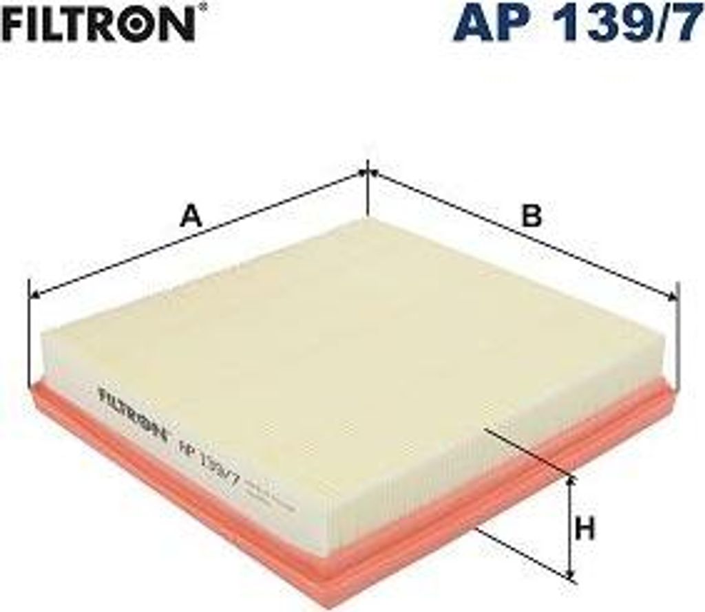 FILTRON AP 139/7 Luftfilter OE 04E129620A kompatibel mit Polo 6R, Golf VII, Golf Sportsvan, Caddy, Yeti, Octavia, Fabia, Toledo