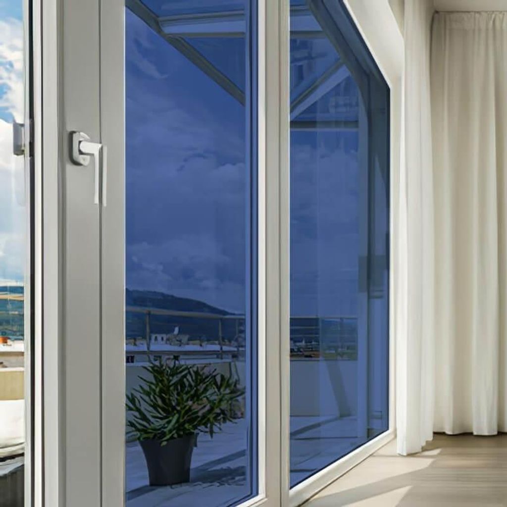 DIMEXACT - DIMEXACT Selbstklebende Sonnenschutzfolie für Autofenster, farbig, transparent für Fenster, Ozeanblau, Breite 1,52 m, Rolle -152 cm x ...