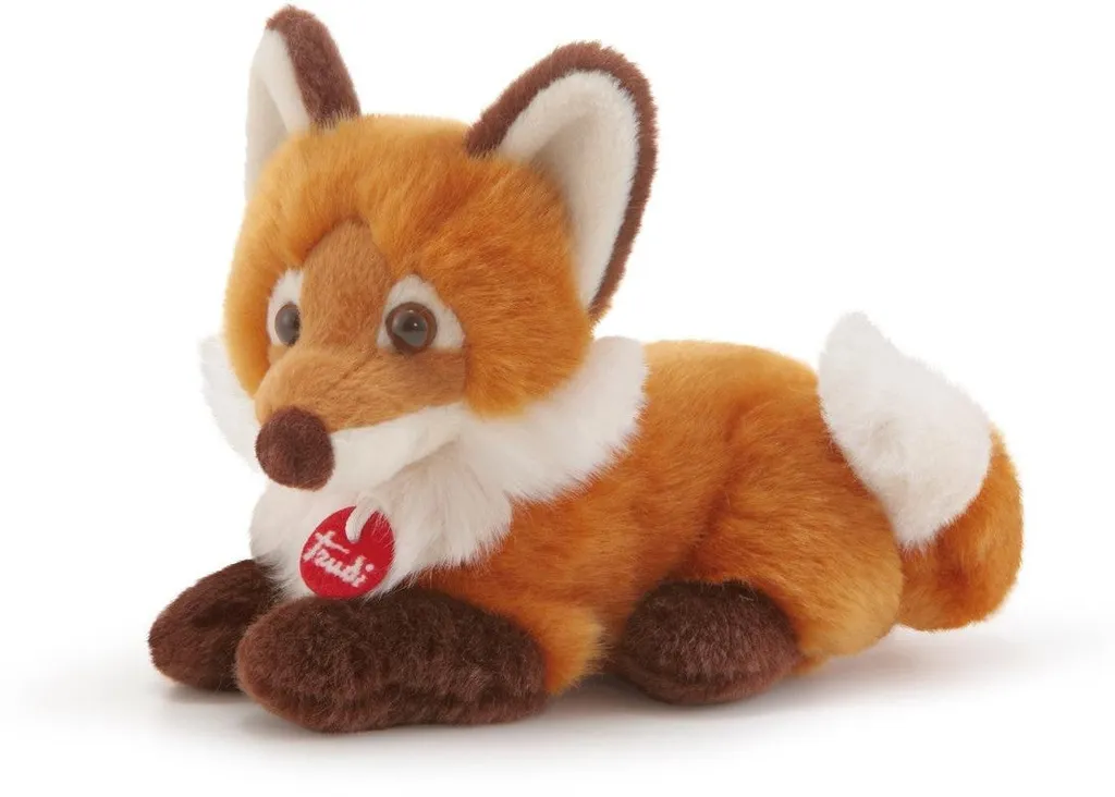 Doudou Renard Anti-Allergène 18 cm - Peluche Trudi Lavable pour Bébé XS