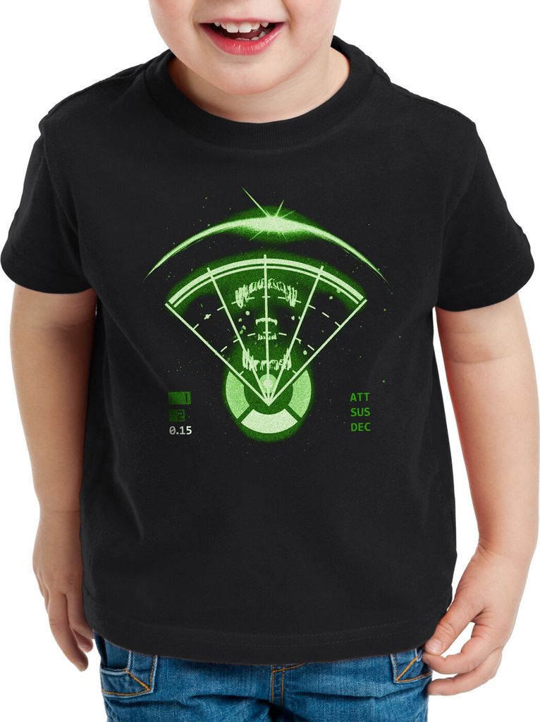 style3 Alien Radar Kinder T-Shirt xenomorph ripley