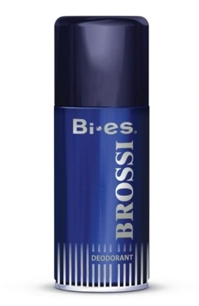 Bi-Es Brossi Blue Men's Deodorant Spray - 150ml Long-Lasting Freshness