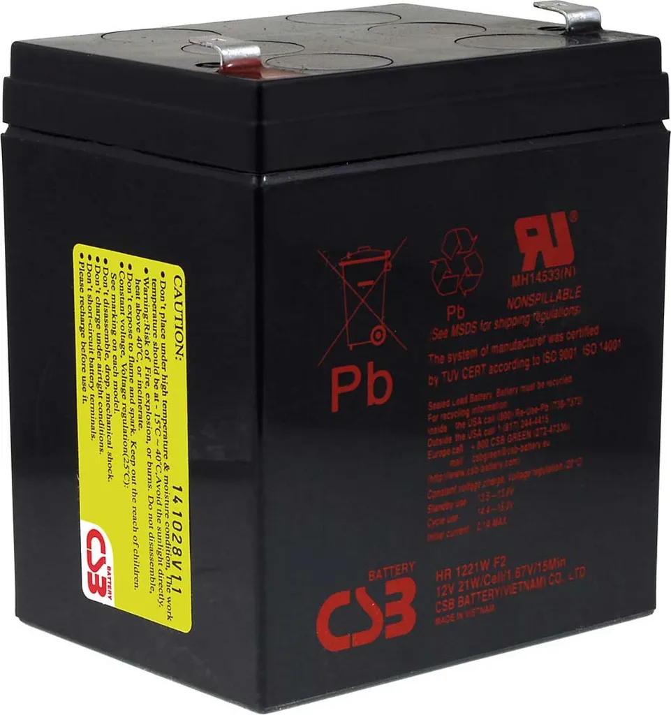 Batterie 12V 21W HR1221WF2 pour Onduleur APC Eaton et Systèmes de Backup