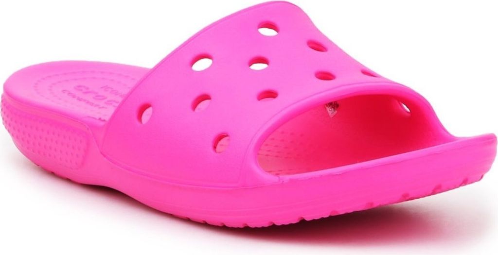 crocs Classic Crocs Slide Kids Electric Pink Croslite Größe: 38/39 Normal