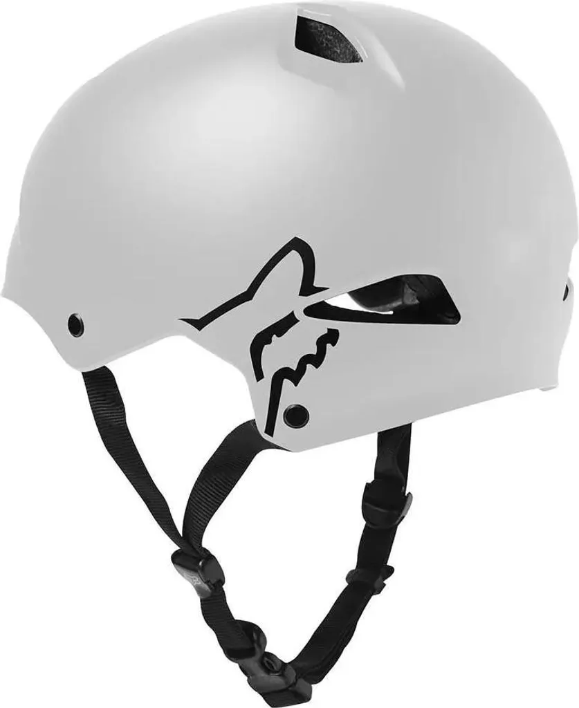 Casque Fox Flight CE Blanc M avec Doublure EPS à Densité Multiple