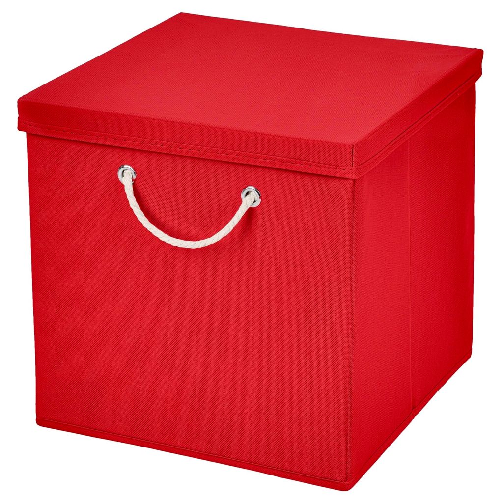 1 ks červená skládací krabice 30 x 30 x 30 cm Skládací Obrázek produktu 