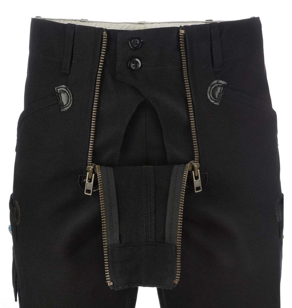 TMG Zunft 400 Arbeitsshorts Herren aus 100% Baumwolle mit Elastikbund, schwarz, 46, schwarz