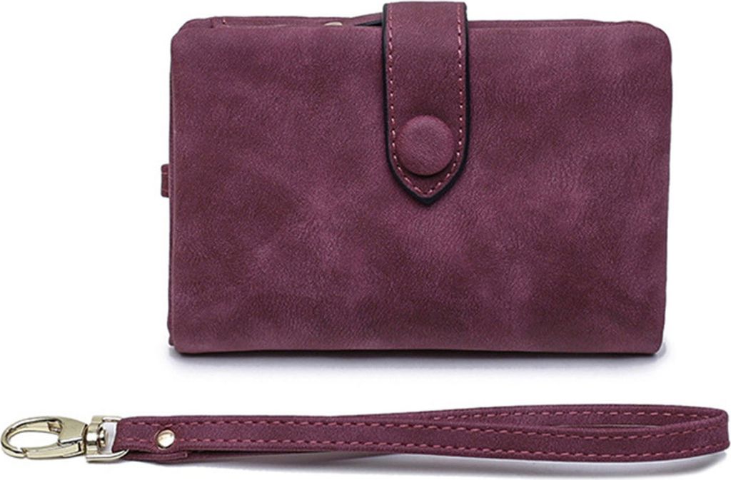 STILVORA Geldbörse Damen, Geldbörse Kurz – Großes Fassungsvermögen, Mattes Design, Schüler, Kartenetui, Handlich, Portemonnaie, Mehrere Fäc...