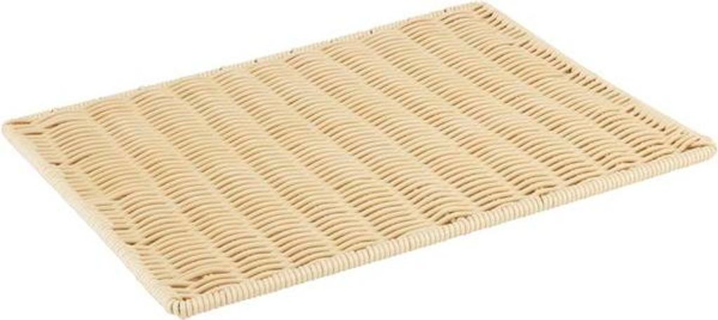 APS Profi Line Auslage-Tablett flach, Bäcker-Maß, Höhe: 10 mm, Länge: 300 mm
